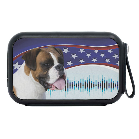 Boxer Dog Print Bluetooth Speaker