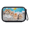 Exotic Shorthair Cat On Mount Rushmore Print Bluetooth Speaker