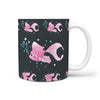 Fish Print 360 White Mug