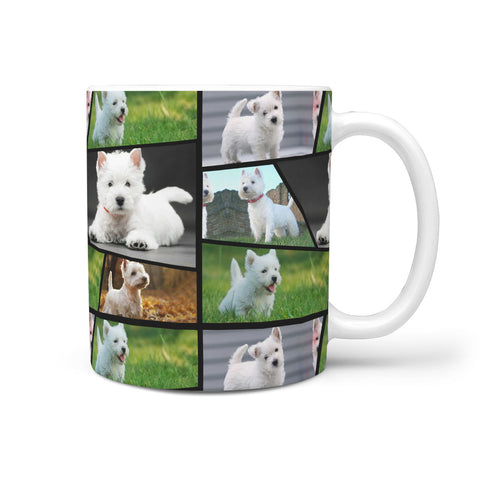 Westie Collage Print Mugs