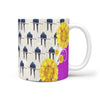 Hyacinth Macaw Parrot Print 360 White Mug