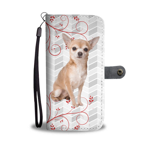 Chihuahua Print Wallet Case
