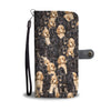 Cocker Spaniel In Lots Print Wallet Case