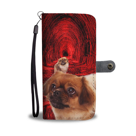 Tibetan Spaniel Print Wallet Case