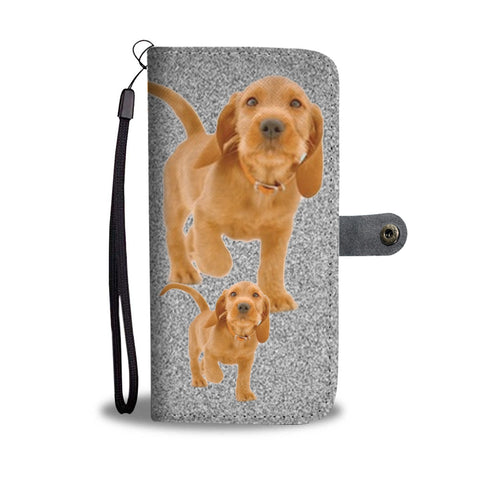 Basset Fauve de Bretagne Dog Print Wallet Case