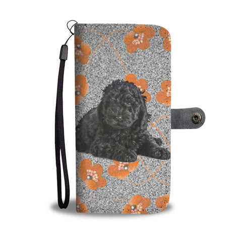 Barbet dog Print Wallet Case