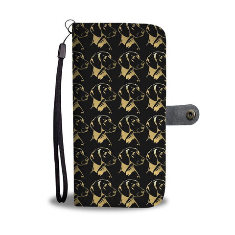 Vizsla Dog Pattern Print Wallet Case