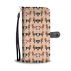 Cute Yorkie Pattern Print Wallet Case