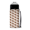 Lhasa Apso Pattern Print Wallet Case