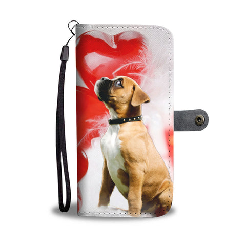 Boxer Puppy Wallet Case