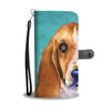 Amazing Basset Hound Dog Print Wallet Case