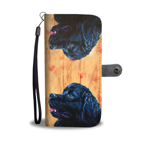 Amazing Newfoundland Dog Print Wallet Case