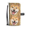 Shiba Inu Dog Print Wallet Case