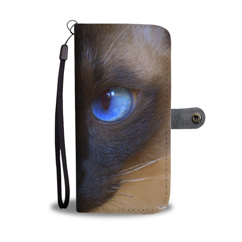 Siamese cat Print Wallet Case