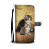 Siberian Cat Print Wallet Case