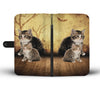 Siberian Cat Print Wallet Case