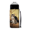 Siberian Cat Print Wallet Case