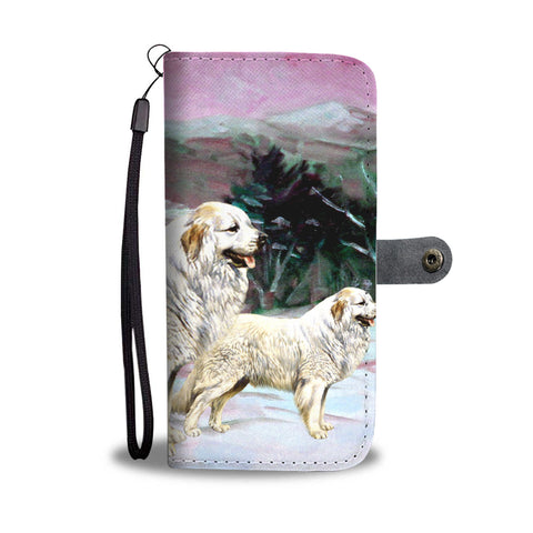 Great Pyrenees Dog Print Wallet Case
