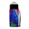 Hyacinth Macaw Parrot Print Wallet Case