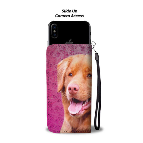 Lovely Nova Scotia Duck Tolling Retriever Dog Print Wallet Case