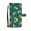 Yellow Fish Print Wallet Case