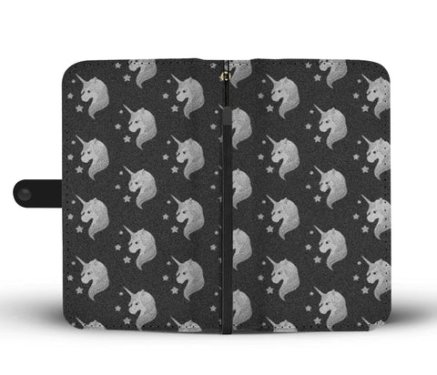 Unicorn Patterns Print Wallet Case