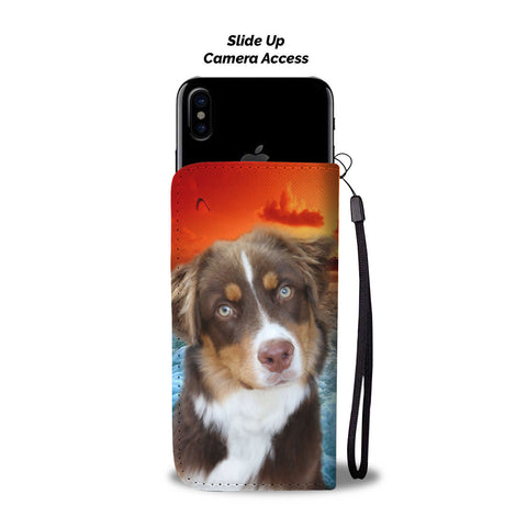 Miniature American Shepherd Wallet Case