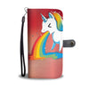 Unicorn Rainbow Print Wallet Case