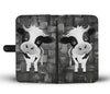 Black & White Cow Print Wallet Case