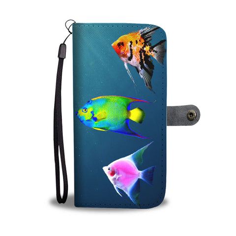 AngelFish Print Wallet Case