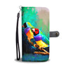 Gouldian Finch Bird Print Wallet Case