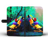 Gouldian Finch Bird Print Wallet Case