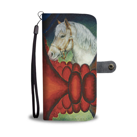 Belgian horse Print Wallet Case