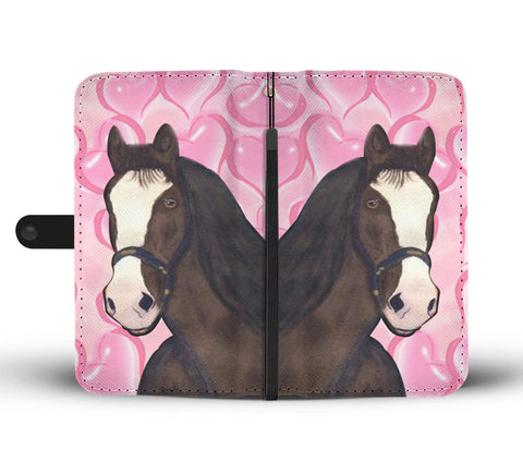 Clydesdale horse Print Wallet Case