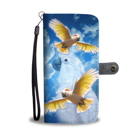 Salmon Crested Cockatoo Wallet Case