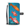 Cherry Barb Fish Print Wallet Case