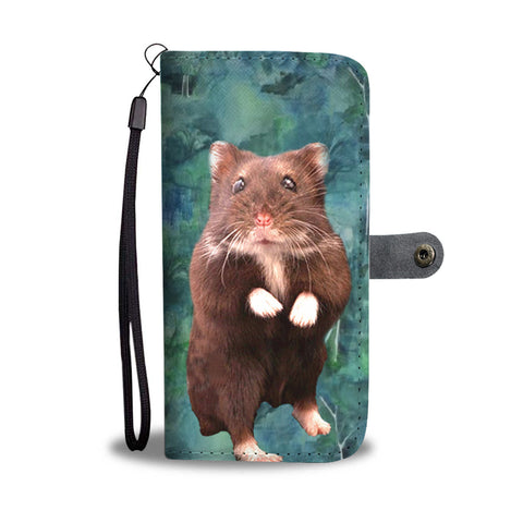 Djungarian Hamster (Striped Dwarf Hamster) Print Wallet Case