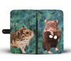 Djungarian Hamster (Striped Dwarf Hamster) Print Wallet Case