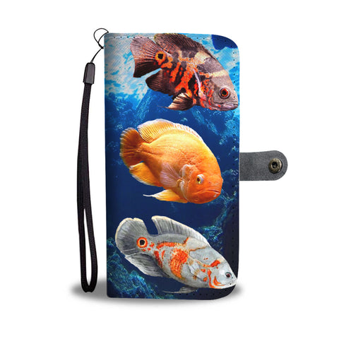 Oscar Fish Print Wallet Case