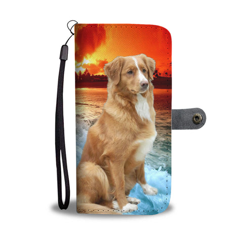 Cute Nova Scotia Duck Tolling Retriever Wallet Case