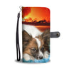 Papillon Dog Wallet Case