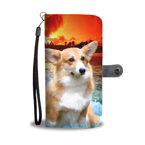 Cute Pembroke Welsh Corgi Wallet Case