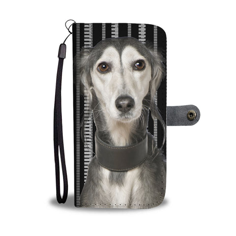 Saluki Dog Print Wallet Case