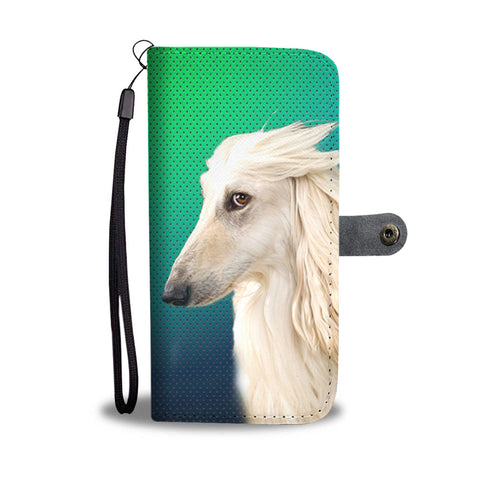 Amazing Afghan Hound Dog Print Wallet Case