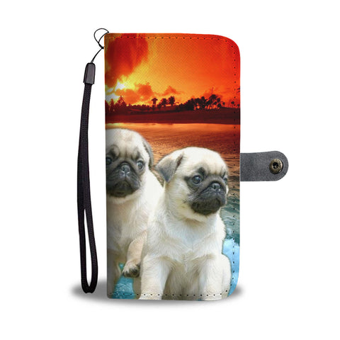 Pug Puppies Wallet Case