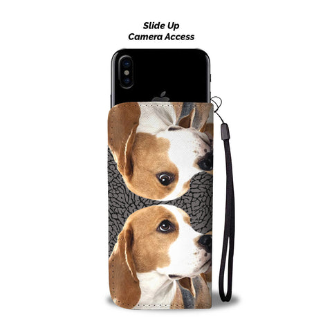Beagle Dog 3D Print Wallet Case