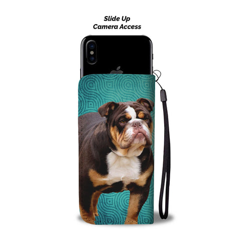 Amazing Two Bulldog Print Wallet Case