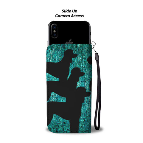 Poodle Dog Art Print Wallet Case