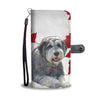 Polish Lowland Sheepdog Print Wallet Case