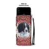 English Springer Spaniel Dog Print Wallet Case